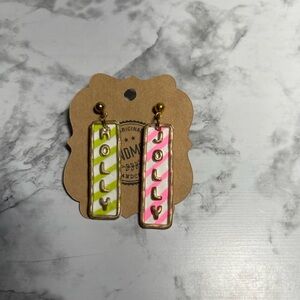 Vibrant and Fun Handmade “Holly Jolly” Earrings